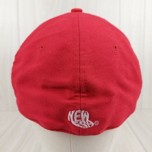 Vintage New Era San‎ Francisco 49ers NFL Fitted Cap Hat 7 3/8 Red Pro Model Rare - Picture 4 of 9